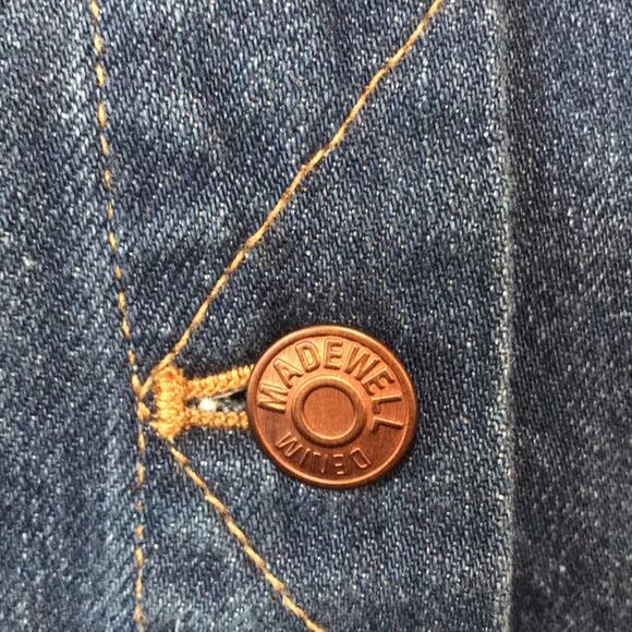 Madewell Jean Jacket in Briarwood Wash Size Small SOLD OUT Online Trucker - Picture 6 of 9